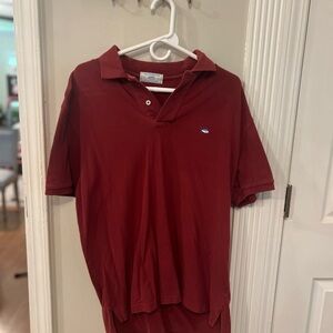 Southern Tide Red Polo Shirt Casual Style